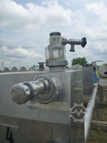 1000 mm x 1000 mm Edelstahl-Klärfilterpresse Seitz Orion Typ OF 100/150, 310 m² SEITZ OF100/150