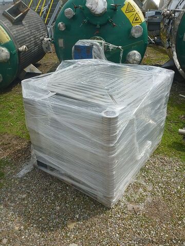 1000 mm x 1000 mm Edelstahl-Klärfilterpresse Seitz Orion Typ OF 100/150, 310 m² SEITZ OF100/150