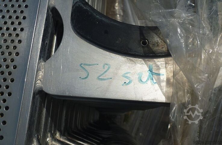 1000 mm x 1000 mm Edelstahl-Klärfilterpresse Seitz Orion Typ OF 100/150, 310 m² SEITZ OF100/150