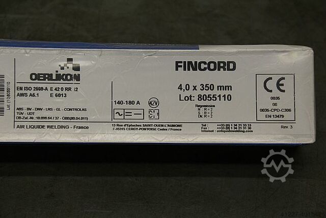 Stick electrodes welding electrodes 4.0 x 350 OERLIKON Fincord