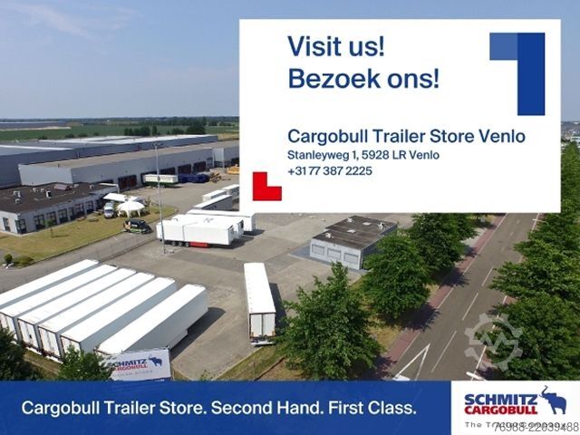 Box semitrailer Krone Trockenfrachtkoffer Standard Ladebordwand