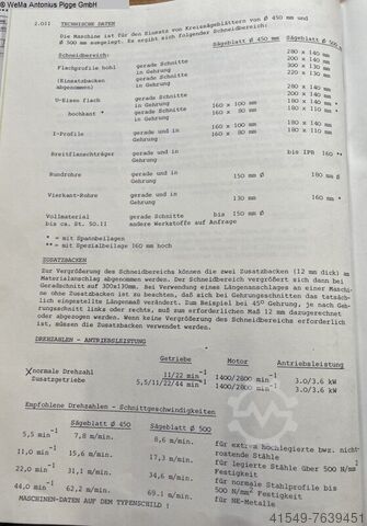 Kreissäge - Automatisch EISELE VMS_V-S H