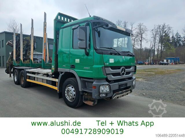 Logging truck Mercedes-Benz 2651  6X4 BB MP3 Kran Epsilon 105
