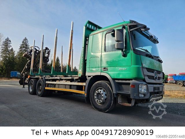 Logging truck Mercedes-Benz 2651  6X4 BB MP3 Kran Epsilon 105