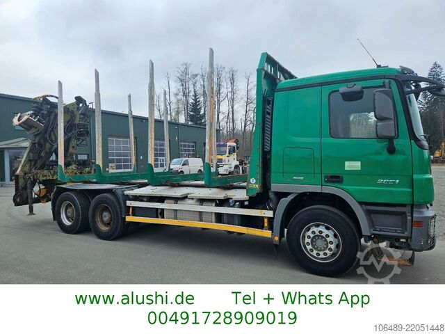 Logging truck MERCEDES-BENZ 2651  6X4 BB MP3 Kran Epsilon 105