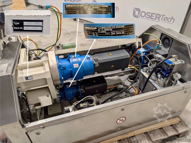 Roller Compactor Gerteis GMP-Polygran Macro Pactor 250/100/3