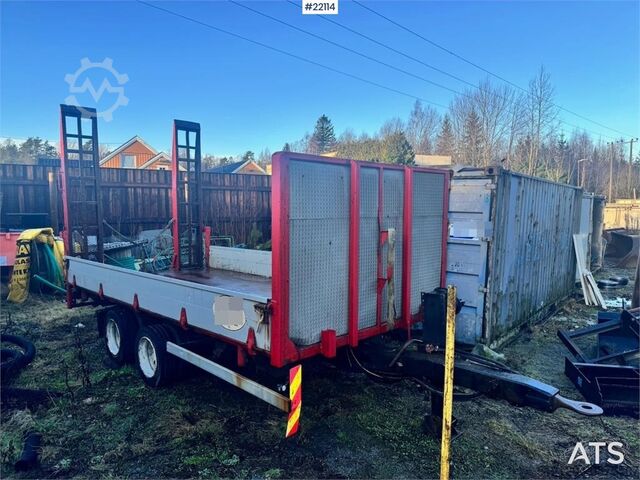 Low loader  Mueller Maskinhenger