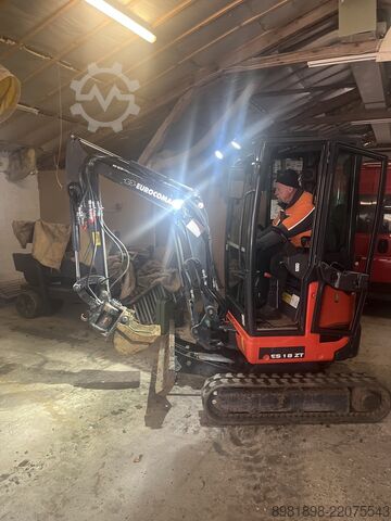 Mini excavator with many attachments Eurocomach ES18ZT
