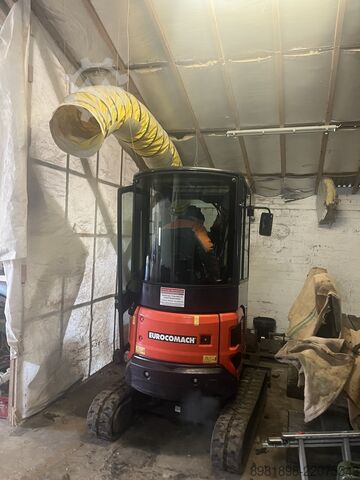Mini excavator with many attachments Eurocomach ES18ZT