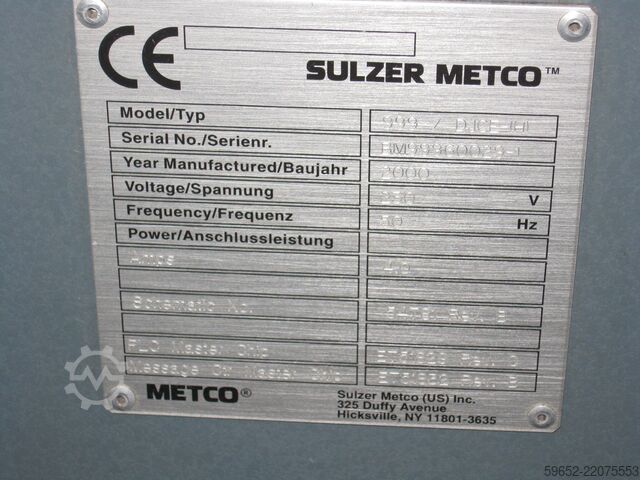 HVOF DJCE Beschichtungsanlage Oerlikon Sulzer Metco HVOF DJCE