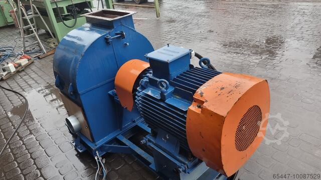 Schlagmühle für Hackschnitzel, Biomasse, Hacker Młyn bijakowy 55kw