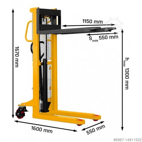 Mast pallet truck CORMAK WRHS 1013