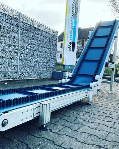 Förderbandanlage Förderband Winkel Knick die magnetprofis 2021092703