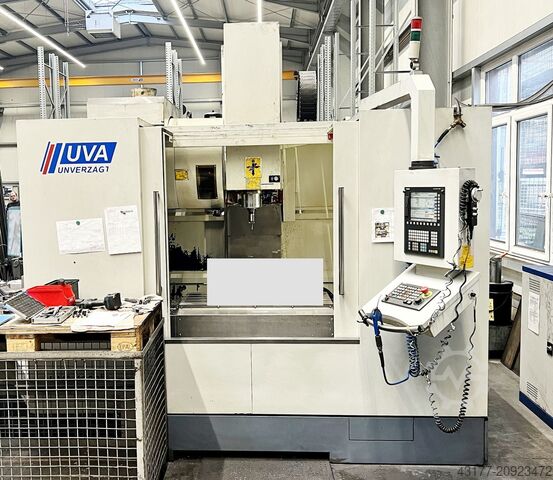 Vertical machining center CNC UVA Unverzagt Heidenhain 1030 Plus