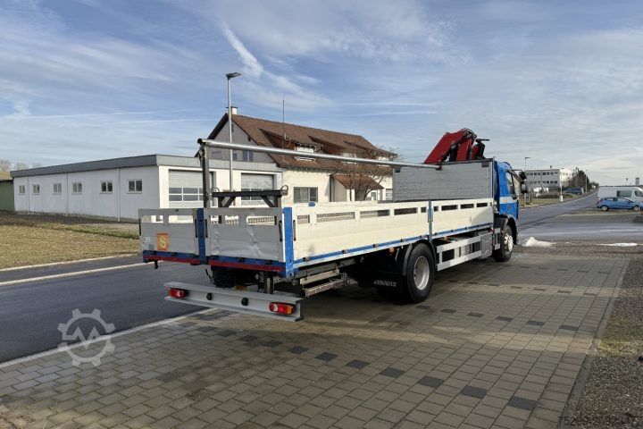 Truck mounted crane Renault D Wide 18.380 4x2 F135A.22 / Swiss-Vehicle