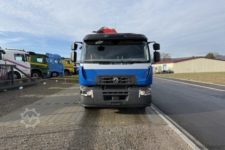 Truck mounted crane Renault D Wide 18.380 4x2 F135A.22 / Swiss-Vehicle