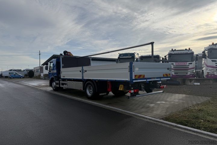 Truck mounted crane Renault D Wide 18.380 4x2 PK 12002 EH / Swiss-Vehicle