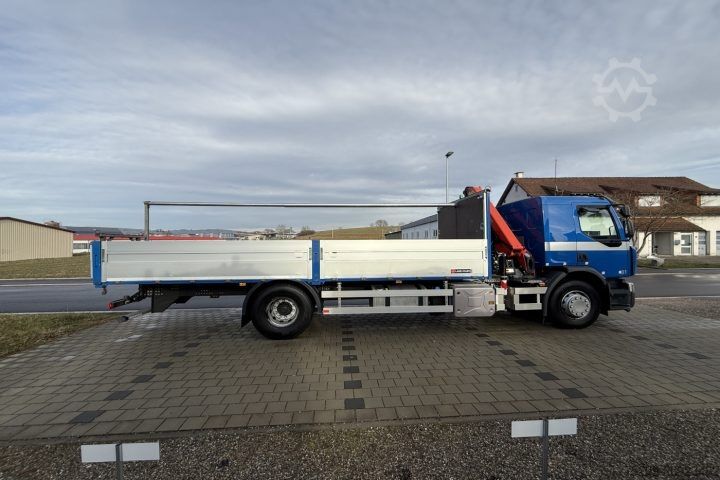 Truck mounted crane Renault D Wide 18.380 4x2 PK 12002 EH / Swiss-Vehicle