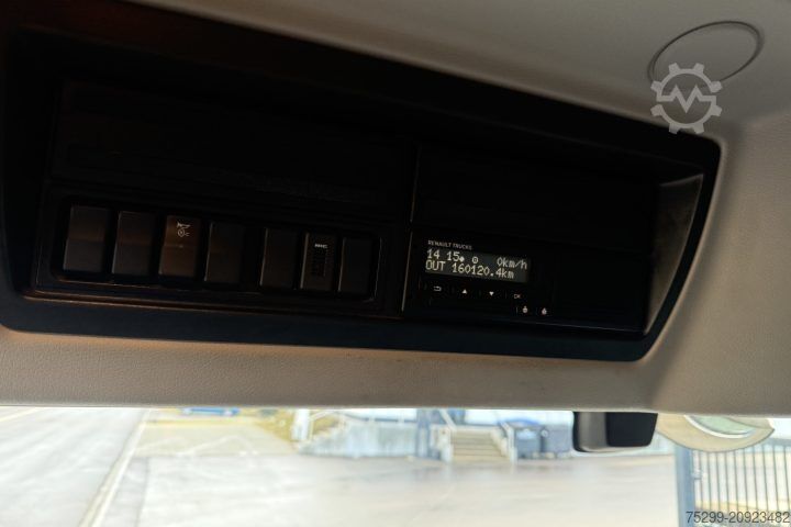 Truck mounted crane Renault D Wide 18.380 4x2 PK 12002 EH / Swiss-Vehicle