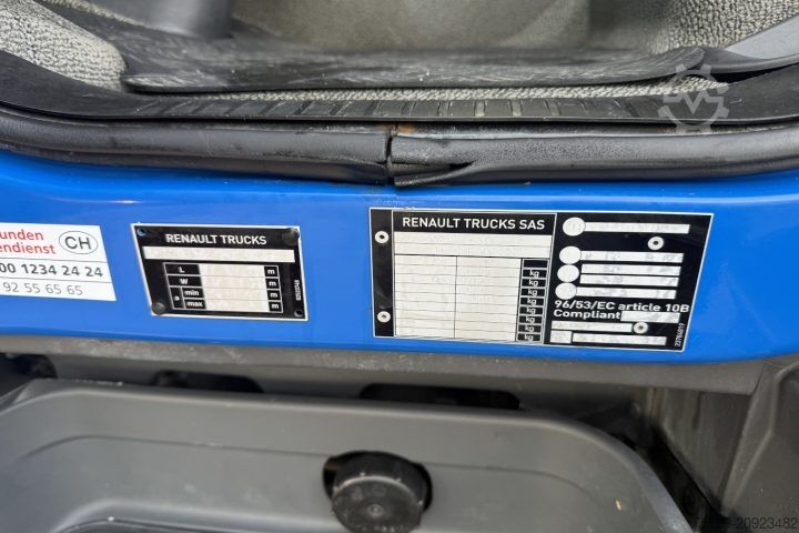 Truck mounted crane Renault D Wide 18.380 4x2 PK 12002 EH / Swiss-Vehicle