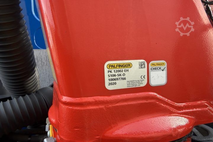 Truck mounted crane Renault D Wide 18.380 4x2 PK 12002 EH / Swiss-Vehicle