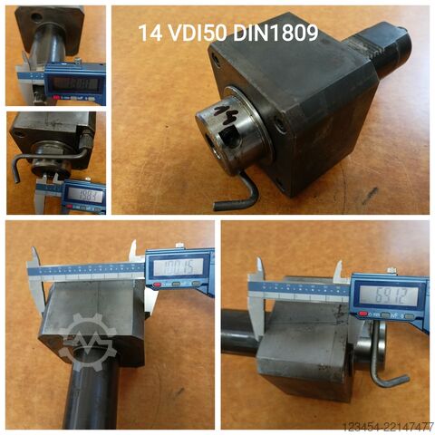 Driven tool holders CNC VDI50 DIN 1809 MIMATIC, EMAG 