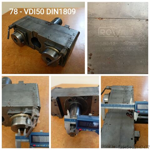Driven tool holders CNC VDI50 DIN 1809 MIMATIC, EMAG 