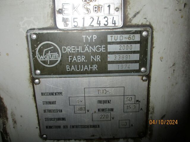 Lead and feed screw lathe TUD 50  