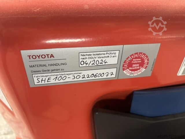 Top condition / Year of manufacture 2022 TOYOTA BT Tyro SHE100
