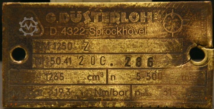Hydraulikmotor Düsterloh RM-1250 Z