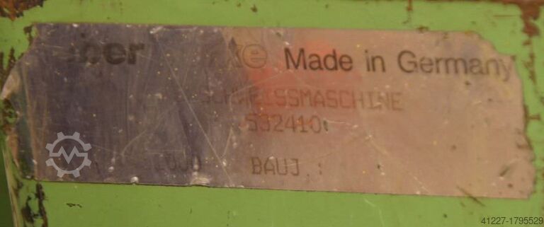 Schweissvorrichtung Huber Werke 532410