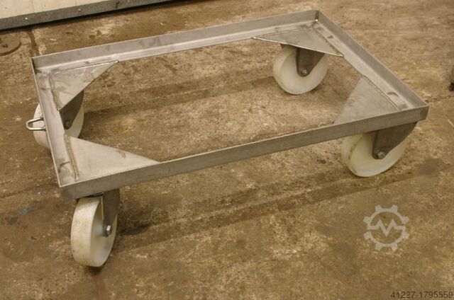 Stainless steel trolley Edelstahl 825 x 550 mm