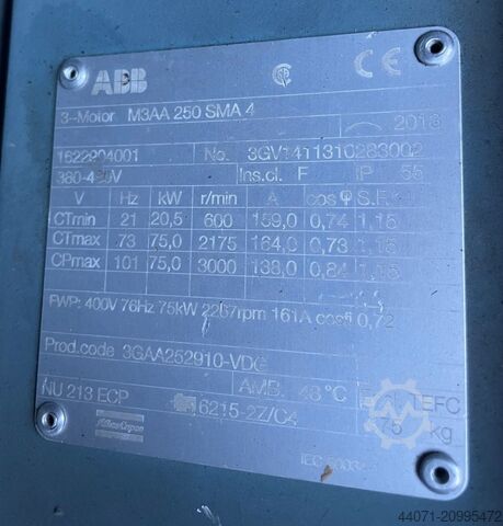 Screw compressor GA75VSD Atlas Copco GA75VSD