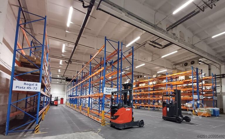 36 m pallet racking, 6 m high, 6 levels Stow Pal Rack