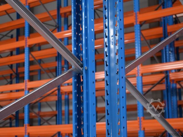 36 m pallet racking, 6 m high, 6 levels Stow Pal Rack