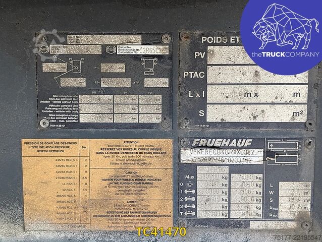 Schiebeplanen Fruehauf PLSC