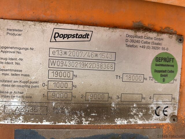 Mobile shredding plant Doppstadt AK 560