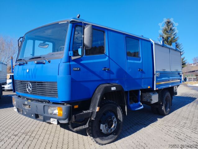 LKW mit Kofferaufbau Mercedes-Benz 917 AF exTHW Allrad 4x4 1. Hand 7,5 t