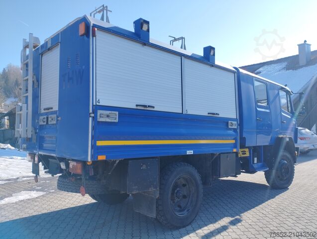 LKW mit Kofferaufbau Mercedes-Benz 917 AF exTHW Allrad 4x4 1. Hand 7,5 t