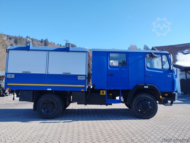 LKW mit Kofferaufbau Mercedes-Benz 917 AF exTHW Allrad 4x4 1. Hand 7,5 t