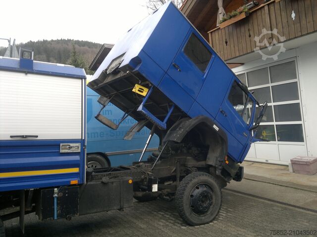 LKW mit Kofferaufbau Mercedes-Benz 917 AF exTHW Allrad 4x4 1. Hand 7,5 t