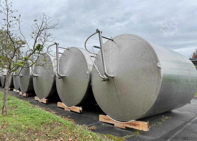 16 Edelstahltanks – 29.800 l RURALINOX