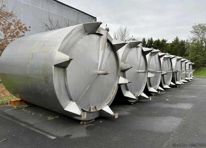 16 Edelstahltanks – 29.800 l RURALINOX