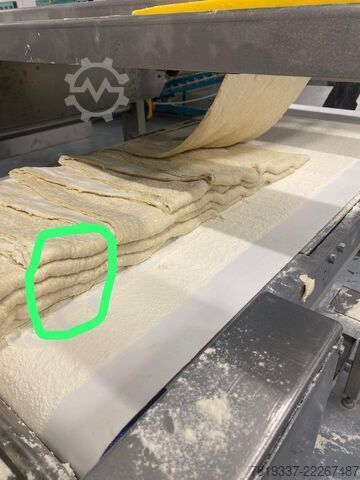 Pastry line RIJKAART / RINC Przemysłowa Linia Laminująca Rijkaart