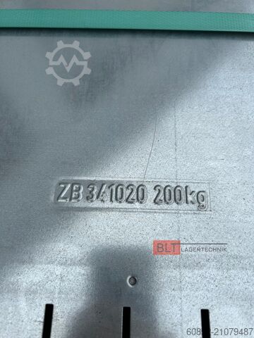 Steckregal SSI Schäfer Fachboden 200kg Belastung, 994x400mm, ZB341020