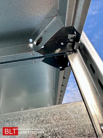 Steckregal ca. 60,06 lfm. Fachbodenregale META H: 200 cm T: 60 cm , 150 kg pro Ebene