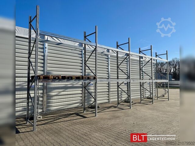 Palettenregal 11,2 lfm Palettenregale für Außenbereich H: 4,5m , 3000 kg Fachlast , FVZ