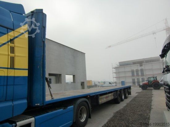 Working platform semitrailer  HANGLER PLATEAU-AUFLIEGER 3 SDELL24 3 ACHSEN, LETZTE ACHSE LENKBAR