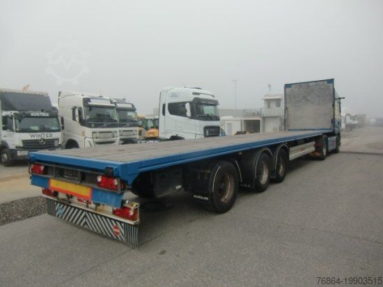 Working platform semitrailer  HANGLER PLATEAU-AUFLIEGER 3 SDELL24 3 ACHSEN, LETZTE ACHSE LENKBAR