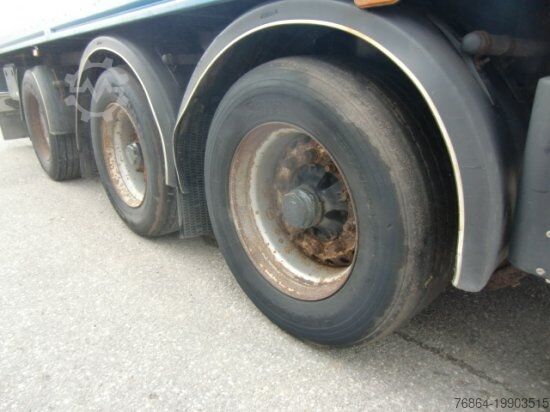Working platform semitrailer  HANGLER PLATEAU-AUFLIEGER 3 SDELL24 3 ACHSEN, LETZTE ACHSE LENKBAR